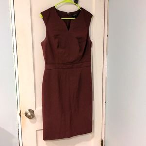 The Limited sheath dress burgundy/maroon